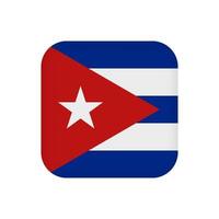 Cuba vlag, officiële kleuren. vectorillustratie. vector