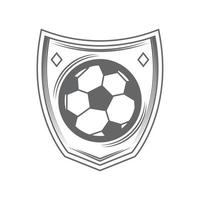voetbal sport label vector