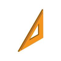 driehoek liniaal school aanbod vector