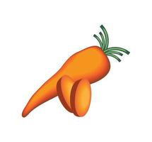 wortel groente icoon vector