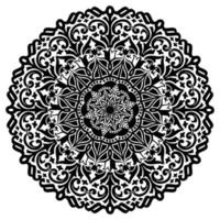 mandalapatroonontwerp met hand getrokken, vectormandala oosters patroon vector