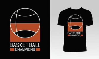 basketbal t-shirt en kledingontwerp vector