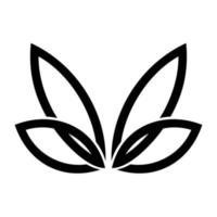 eerste bb blad logo sjabloon vector