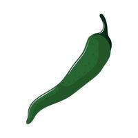 groene chili peper vector