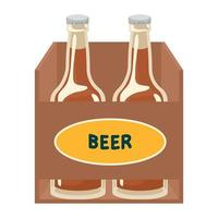 bierfles box pack vector