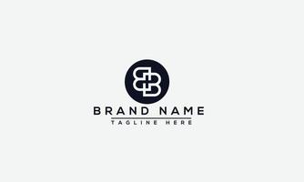 logo ontwerp brief bb. elegant modern. vectorsjabloon. vector