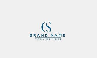 logo ontwerp brief cs. elegant modern. vectorsjabloon. vector