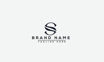 logo ontwerp letter s. elegant modern. vectorsjabloon. vector