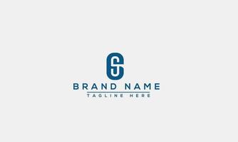 logo ontwerp brief gs-logo. elegant modern. vectorsjabloon. vector