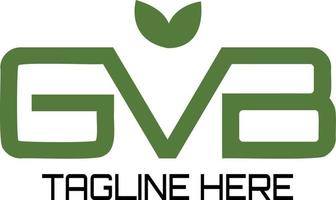 gvb monogram gratis logo vector