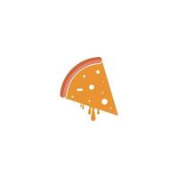 pizza café-logo, pizzapictogram, embleem voor fastfoodrestaurant. vector