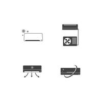 airconditioner pictogram vector