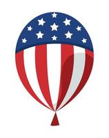 usa vlag in ballon helium vector