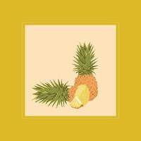 ananas illustratie ontwerp vector