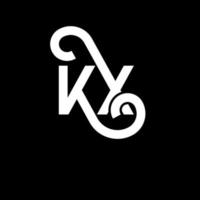 kx brief logo ontwerp op zwarte achtergrond. kx creatieve initialen brief logo concept. kx brief ontwerp. kx wit letterontwerp op zwarte achtergrond. kx, kx-logo vector