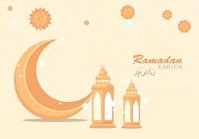 ramadan kareem-viering vector