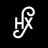 hq brief logo ontwerp op zwarte achtergrond. hq creatieve initialen brief logo concept. hq brief ontwerp. hq witte letter ontwerp op zwarte achtergrond. hq, hq-logo vector