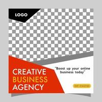 digitale business marketing sociale media banner reclame promotie verhaal corporate webbanner en flyer poster vierkant. vector