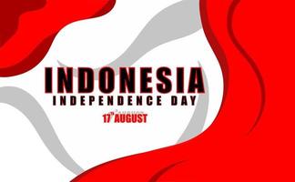 17 augustus. Indonesische onafhankelijkheidsdag wenskaart, banner en logo textuur achtergrond vector