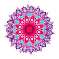 lila mandala decoratief vector