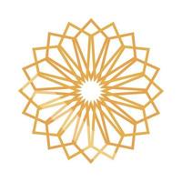 gouden Arabische ornament vector
