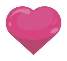 hart liefde pictogram vector
