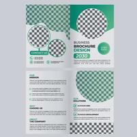 moderne en schone zakelijke brochure ontwerpsjabloon vector