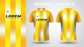 geel t-shirt sport jersey ontwerp vector