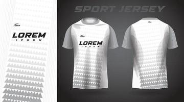 wit t-shirt sport jersey ontwerp vector