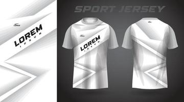 wit t-shirt sport jersey ontwerp vector