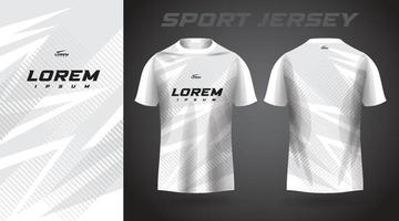 wit shirt sport jersey ontwerp vector