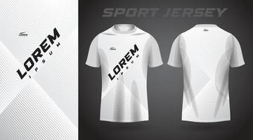 wit t-shirt sport jersey ontwerp vector