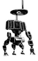 robot concept kunst activa sci-fri collectie vol. 1 vector