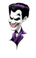 joker komisch portret halloween collectie vol1 vector