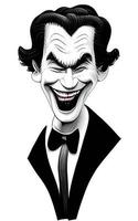 joker komisch portret halloween collectie vol1 vector