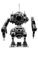 robot concept art asset sci-fi collectie vol. 1 vector