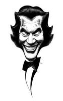 joker komisch portret halloween collectie vol1 vector