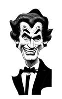 joker komisch portret halloween collectie vol1 vector