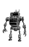 robot concept art asset sci-fi collectie vol. 1 vector