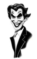 joker komisch portret halloween collectie vol1 vector