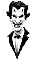 joker komisch portret halloween collectie vol1 vector