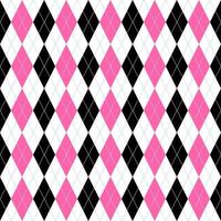 argyle roze zwart patroon naadloos vector