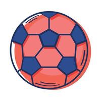 sportuitrusting voor voetbalballonnen vector