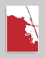 rode achtergrond. abstracte illustratie minimalistische stijl voor poster, boekomslag, flyer, brochure, logo. vector