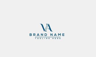 logo ontwerp brief va. elegant modern. vectorsjabloon. vector