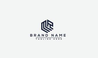 logo ontwerp brief dhr. elegant modern. vectorsjabloon. vector