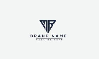 logo ontwerp brief dhr. elegant modern. vectorsjabloon. vector