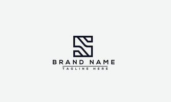 logo ontwerp letter s. elegant modern. vectorsjabloon. vector