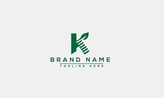 logo ontwerp letter k. elegant modern. vectorsjabloon. vector