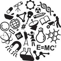 wetenschapspakketpictogram voor alle leeftijden vector